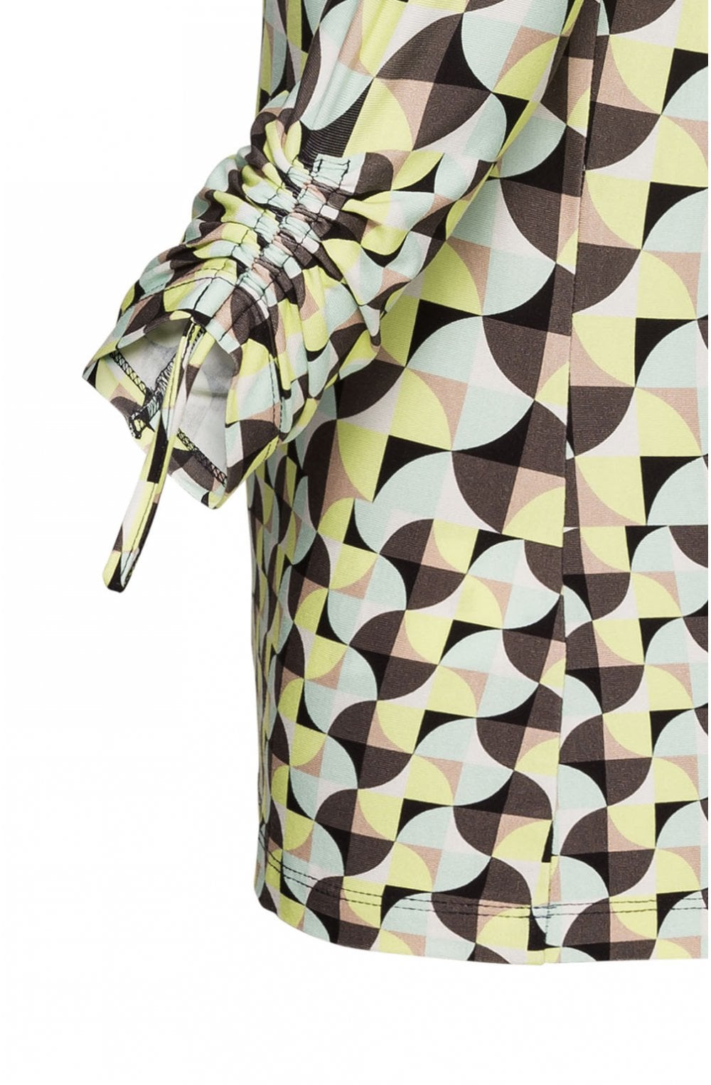 Lime Bold Print Top