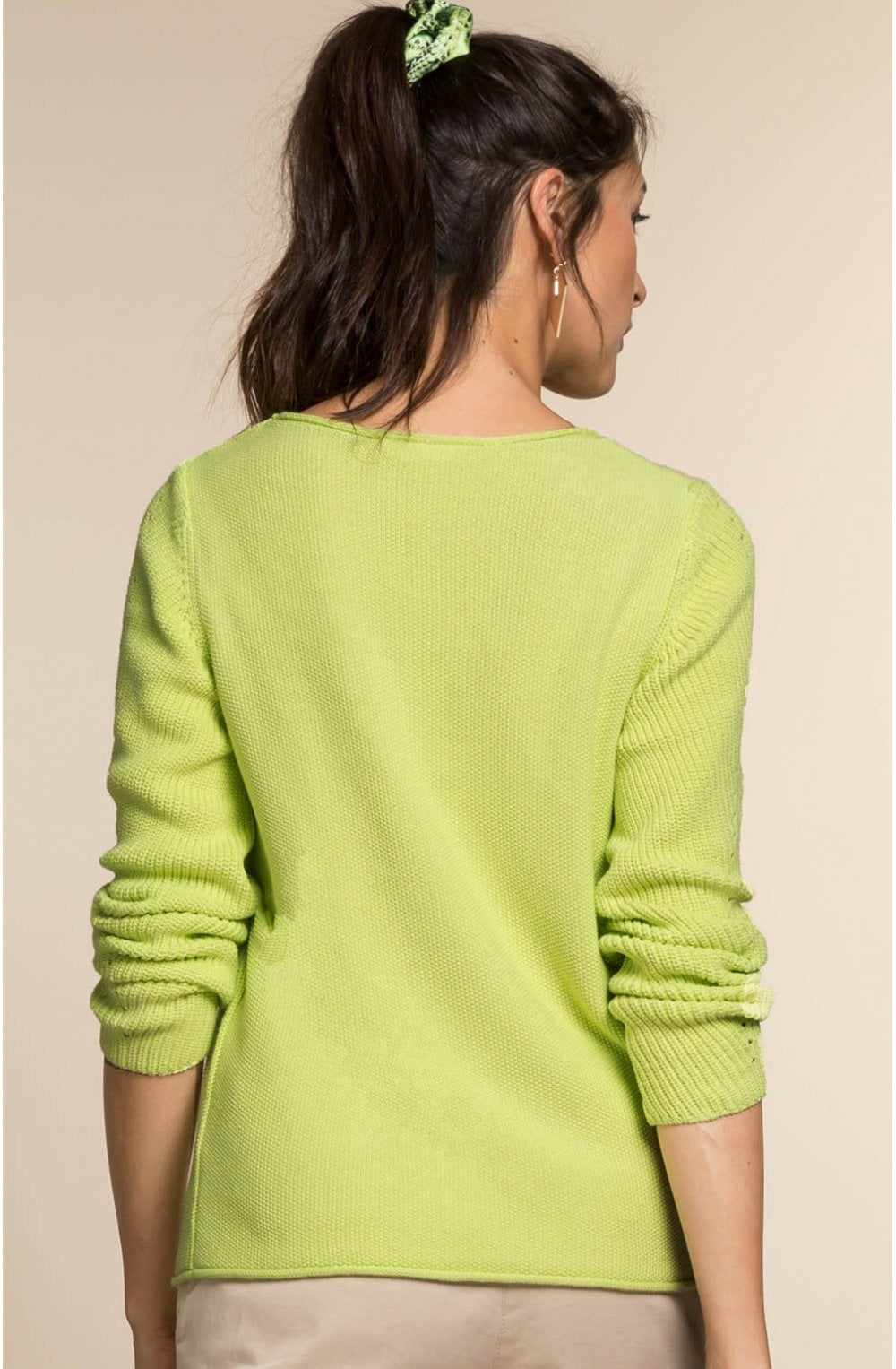 Lime Green Knit Jumper