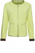 Lime Jersey Jacket