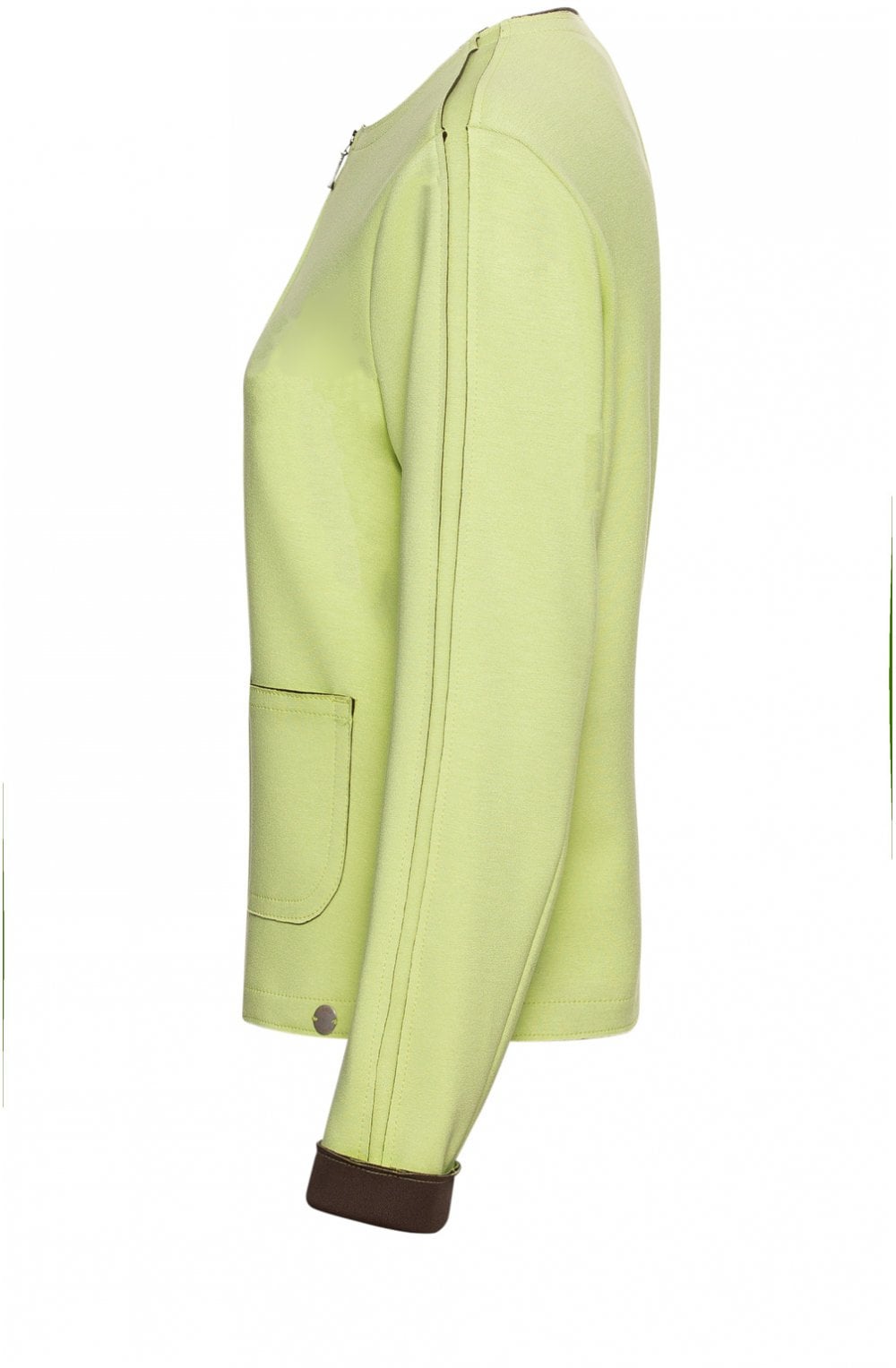 Lime Jersey Jacket