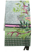 Liva Green Mix Floral Cotton Scarf