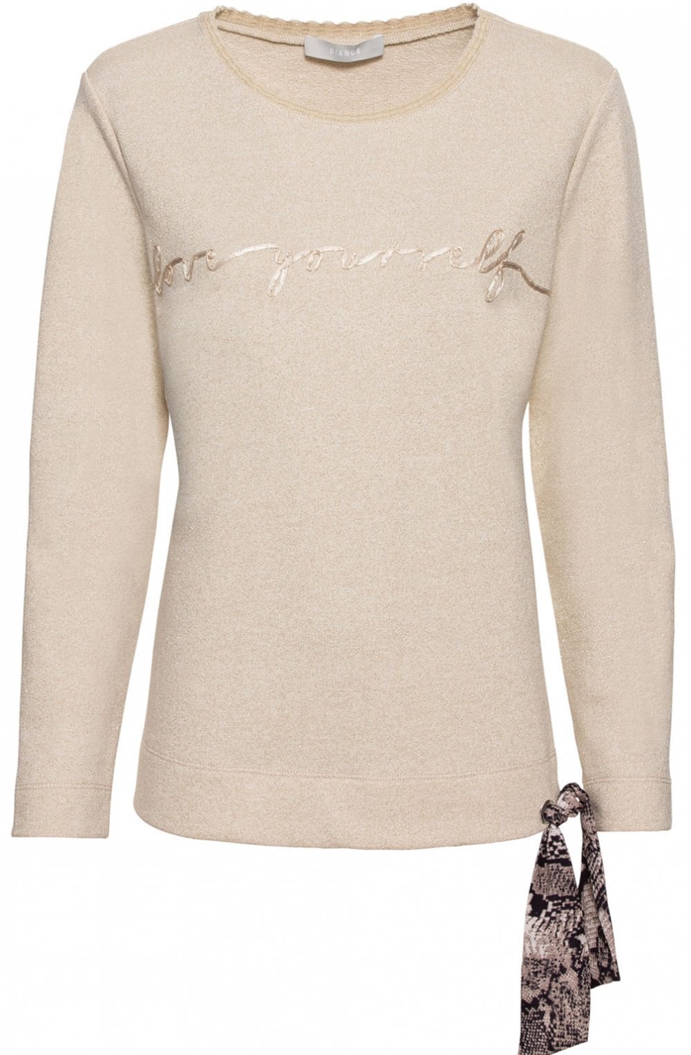 Metallic Detailed Sweatshirt