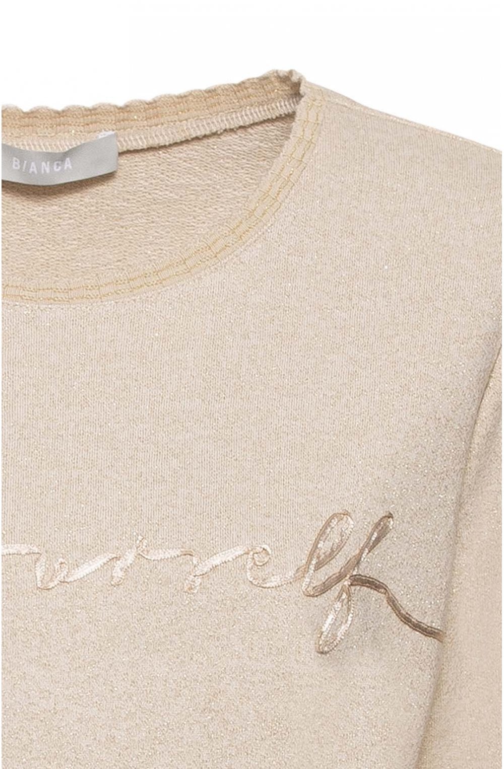 Metallic Detailed Sweatshirt