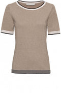 Metallic Detailed Top