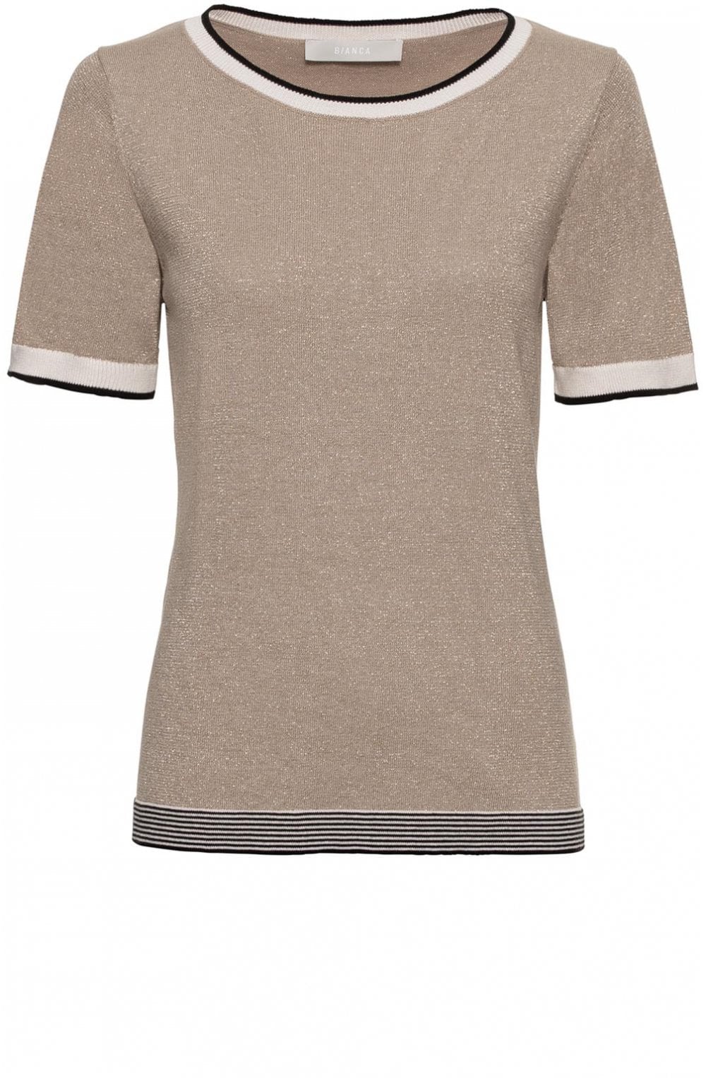 Metallic Detailed Top