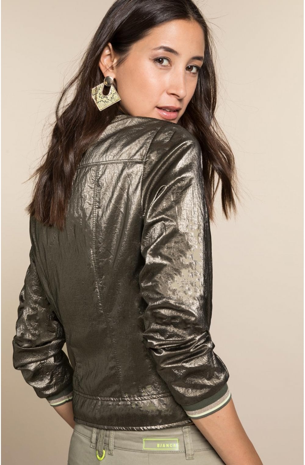 Metallic Pewter Jacket
