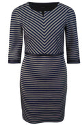 Metallic Stiped Dress