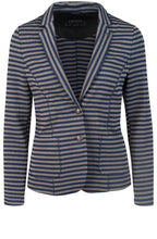 Metallic Striped Fitted Jacket