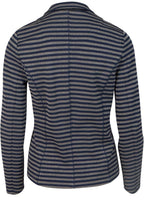 Metallic Striped Fitted Jacket