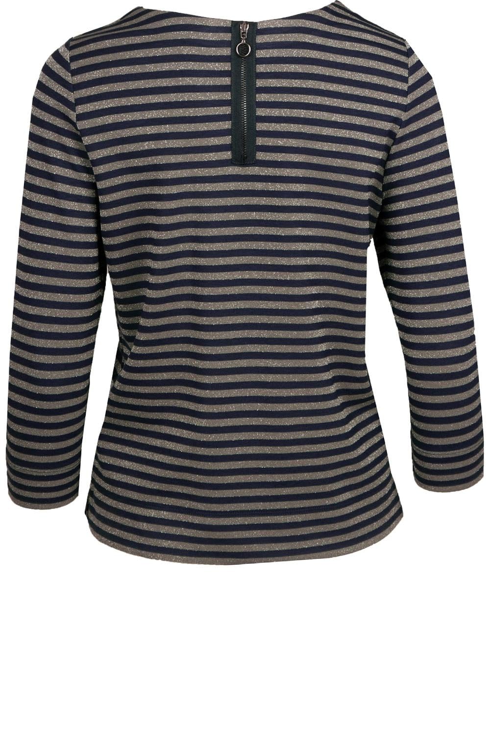 Metallic Striped Top