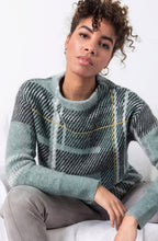 Mint Green Check Design Jumper