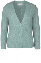 Mint Ribbed Knit Cardigan