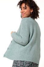 Mint Ribbed Knit Cardigan