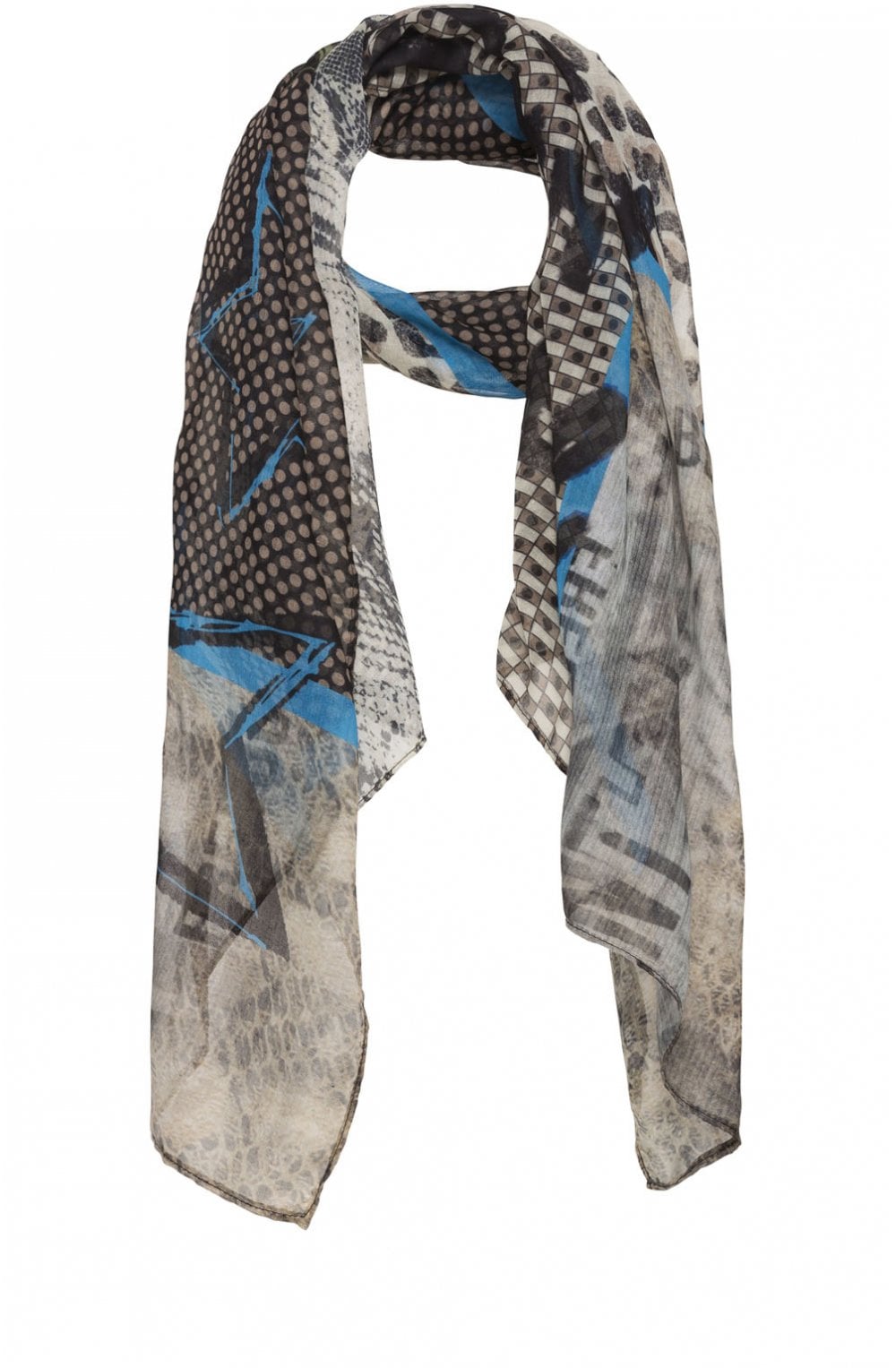 Mixed Print Scarf