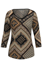 Multi Coloured Mandala Patterned Top
