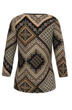 Multi Coloured Mandala Patterned Top