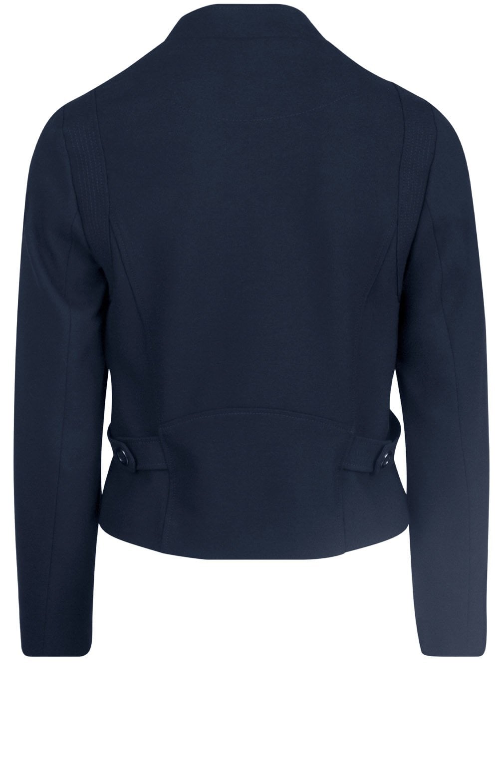 Navy Biker Style Jacket