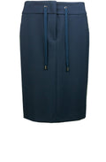 Navy Fitted Skirt
