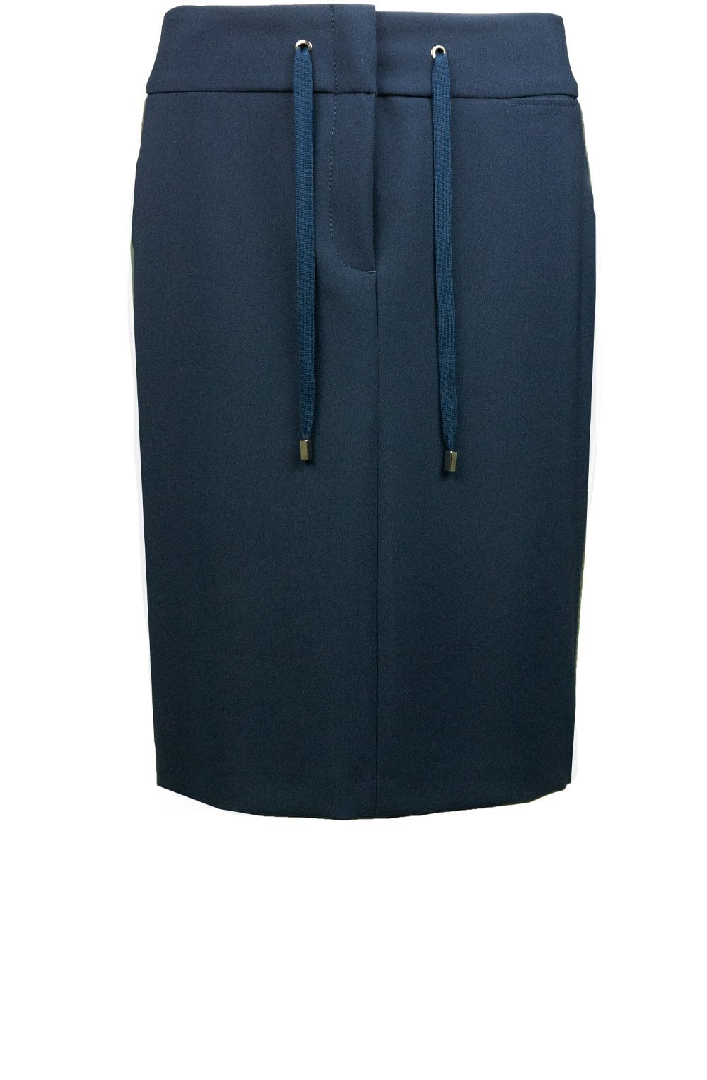 Navy Fitted Skirt