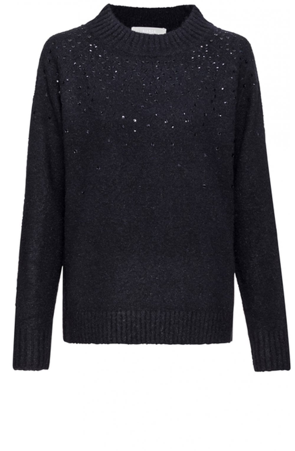 Navy Sequin Detailed Jumper