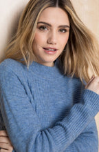 Nele Blue Ribbed Knit Jumper