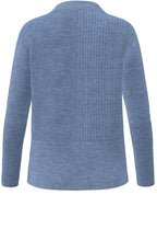 Nele Blue Ribbed Knit Jumper