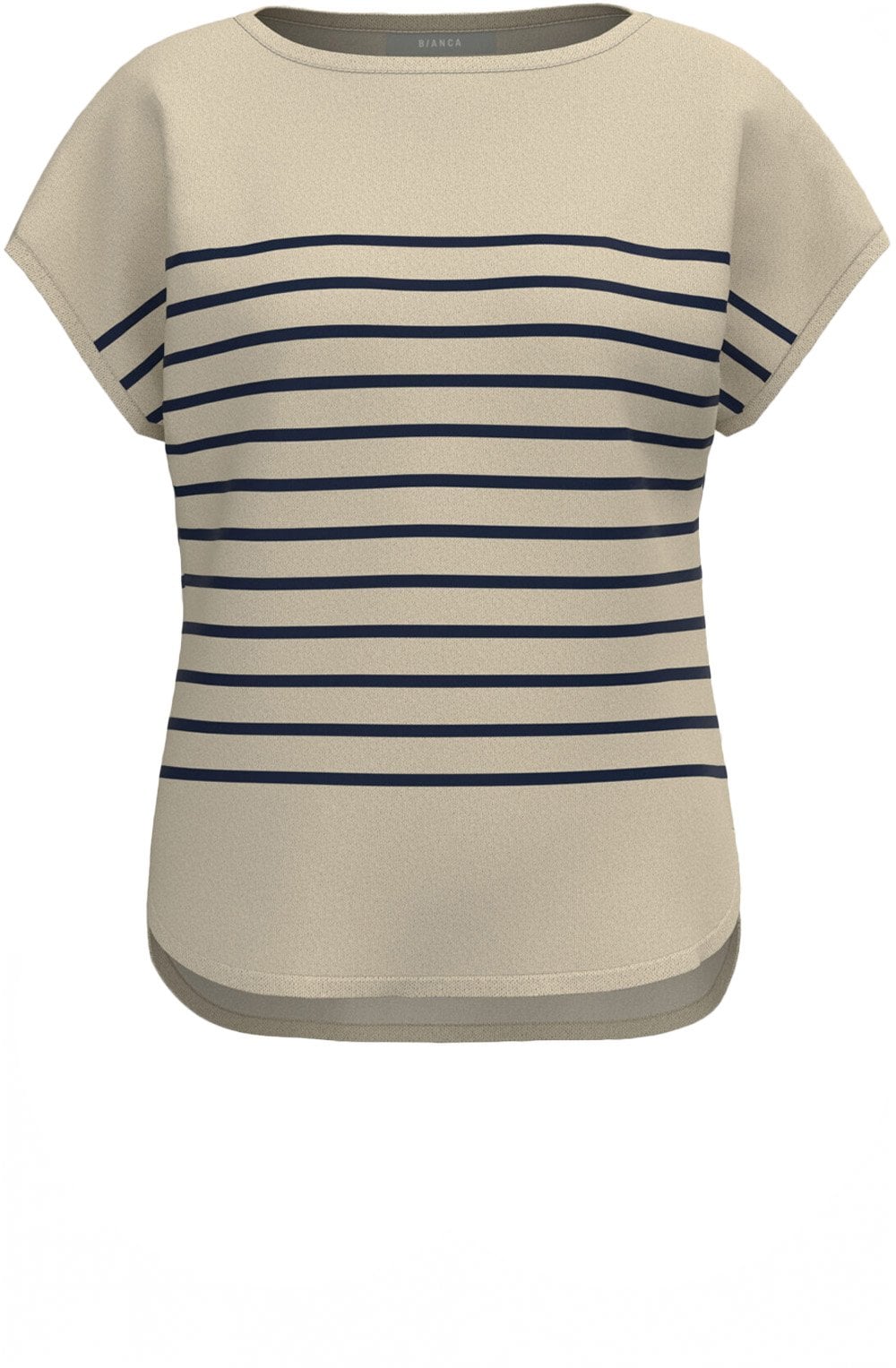 Olly Beige and Navy Stripe Slip Over