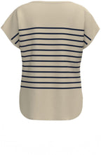 Olly Beige and Navy Stripe Slip Over