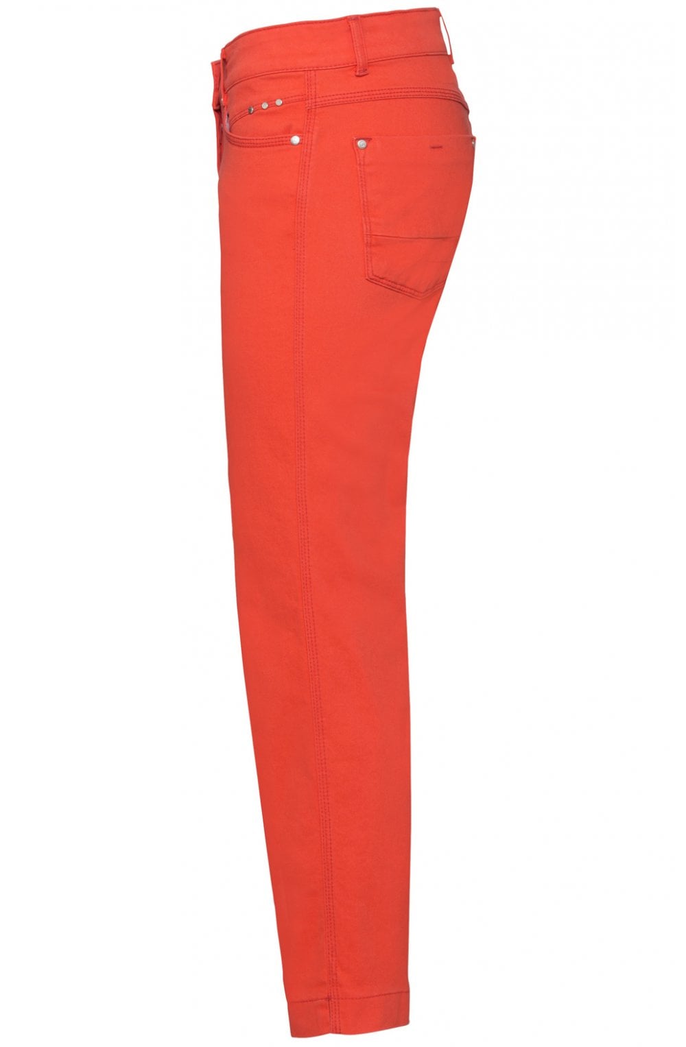 Orange Cropped Trousers