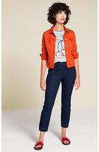 Orange Denim Jacket