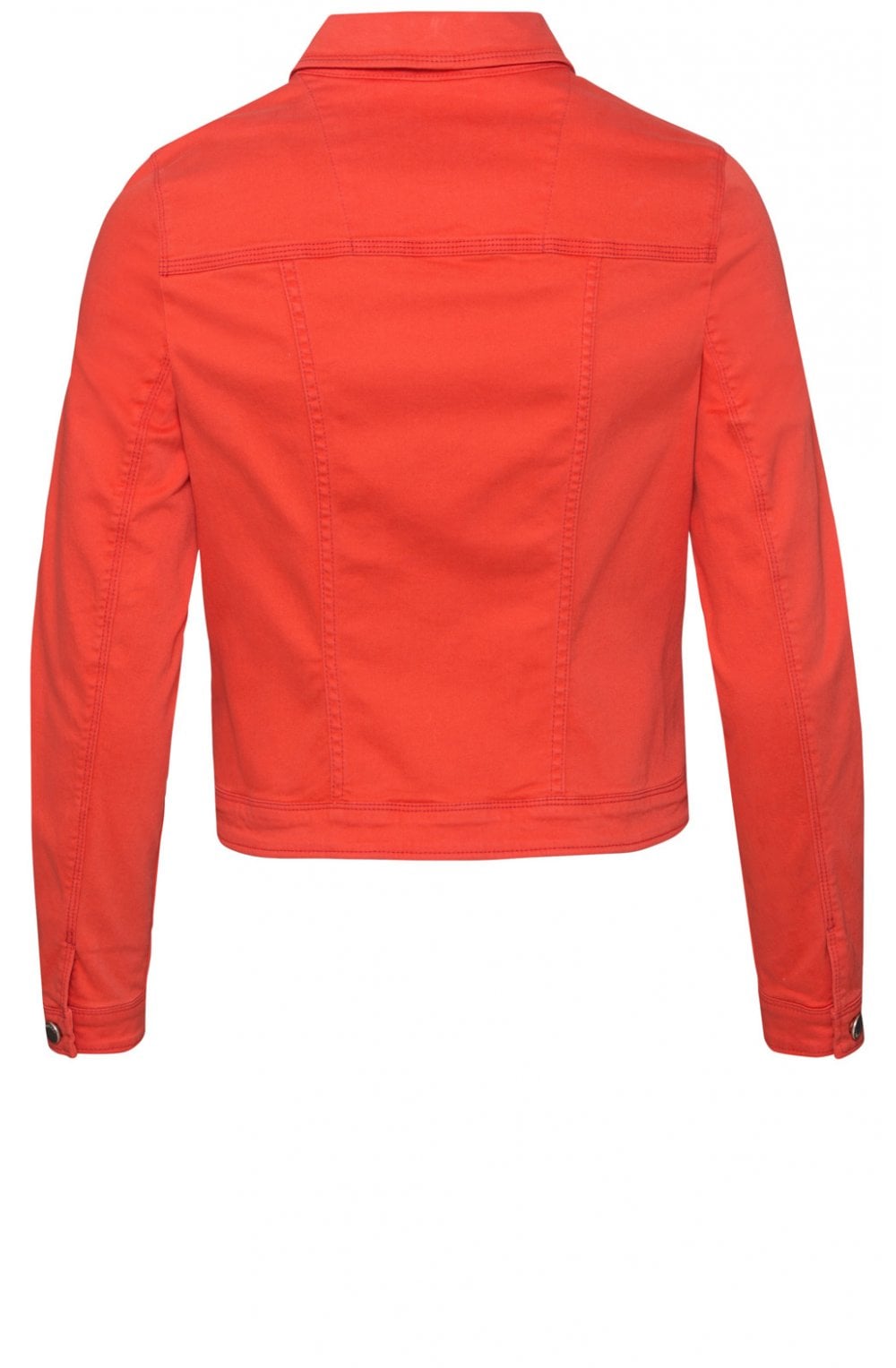 Orange Denim Jacket