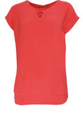 Orange Key Hole Detailed Top
