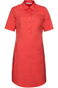 Orange Shirt Dress
