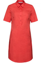 Orange Shirt Dress