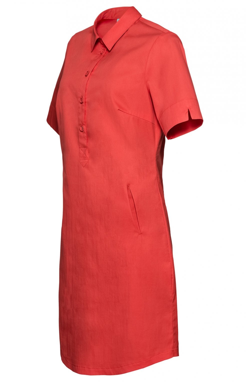 Orange Shirt Dress