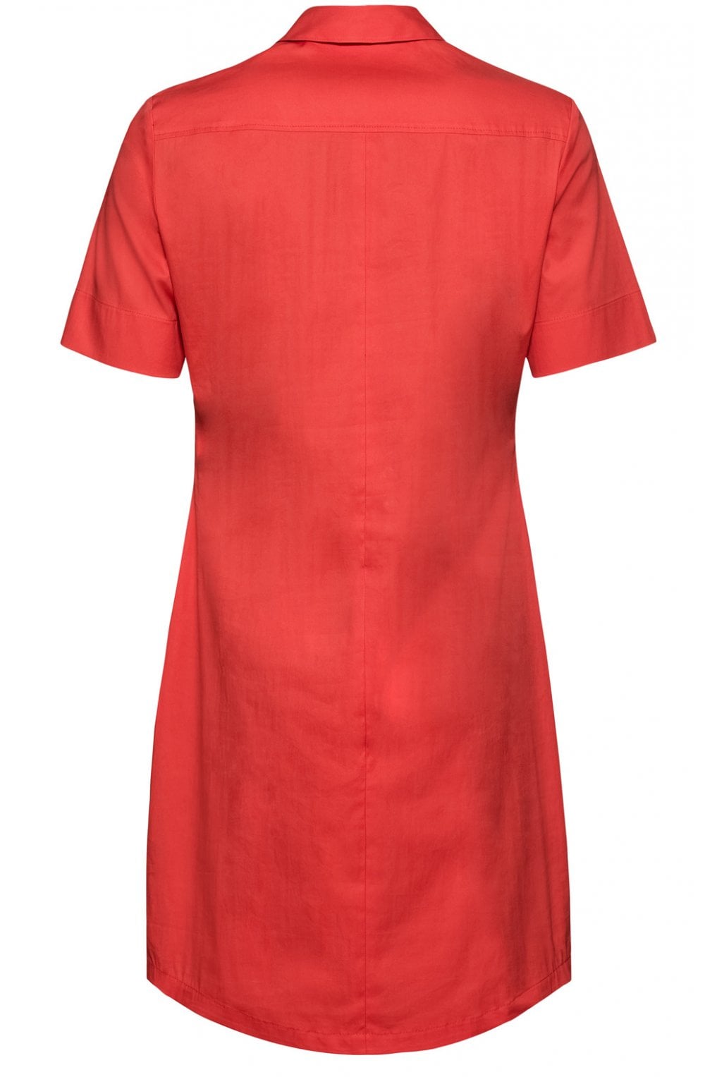 Orange Shirt Dress