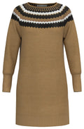 Otis Beige Mix Fairisle Knitted Tunic