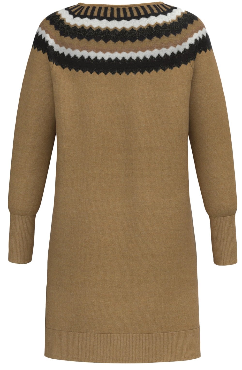 Otis Beige Mix Fairisle Knitted Tunic
