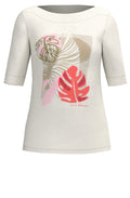 Patsy Leaf Print T Shirt