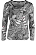 Patterned Jersey Top