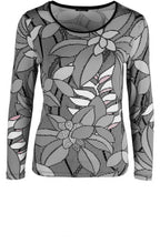 Patterned Jersey Top