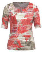 Paula Pink and Beige Mix Top