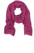 Pink Fine Pleated Scarf