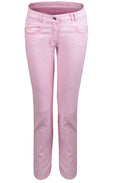 Pink Straight leg Jeans