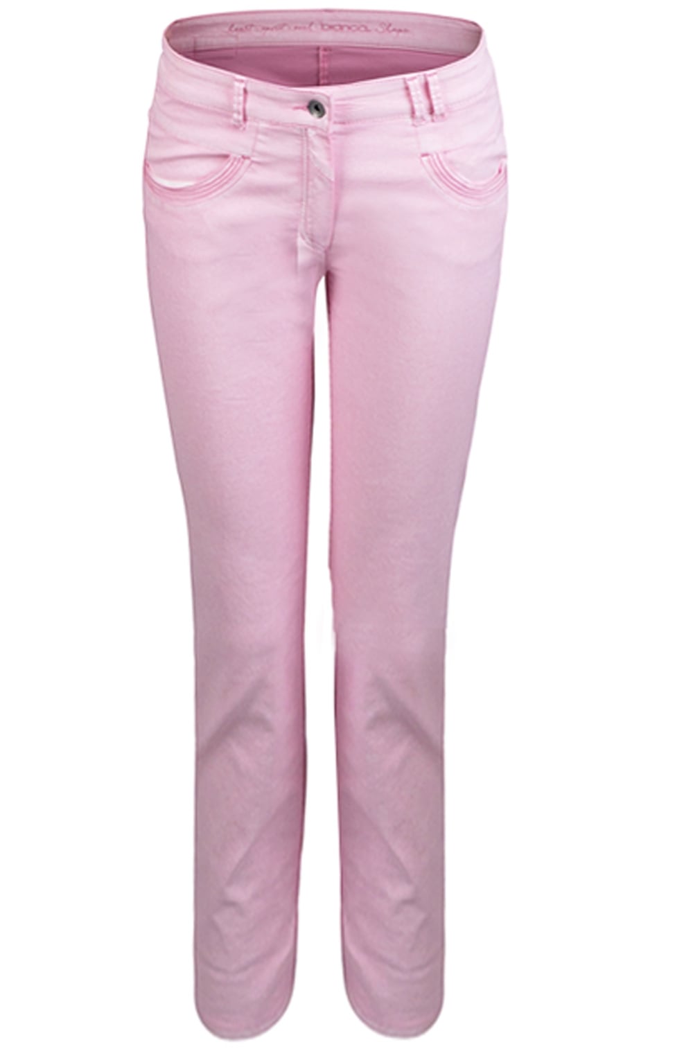 Pink Straight leg Jeans