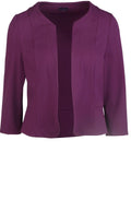 Purple Open Front Jacket