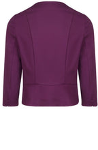 Purple Open Front Jacket