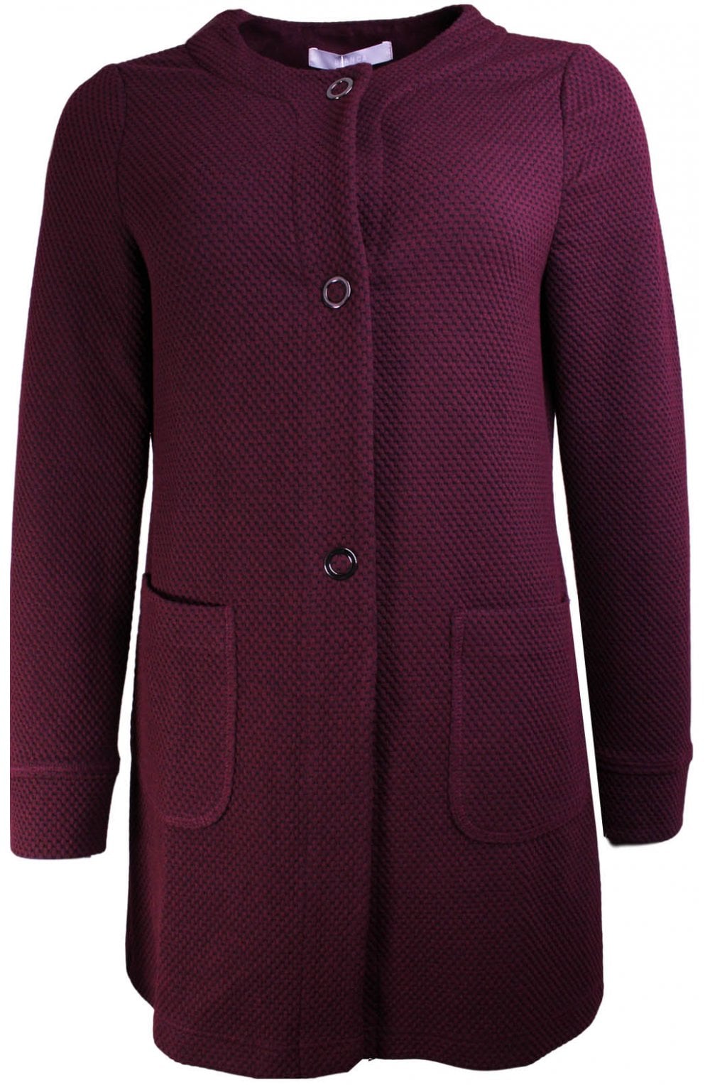 Rubin Red Textured Jacket