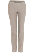 Sand Small Spot Print Trousers
