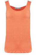 Seli Coral Jersey Vest Top